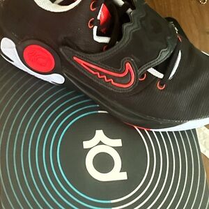 Nike Kids Black and Red Sneakers